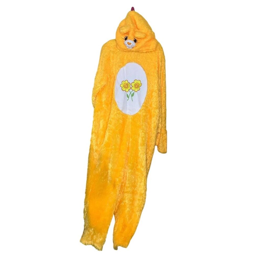 Care Bears Funshine Bear Costume Yellow Padded XL Adult Outfit